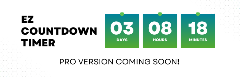 Countdown Timer Plugin For WordPress - EZ Countdown Timer